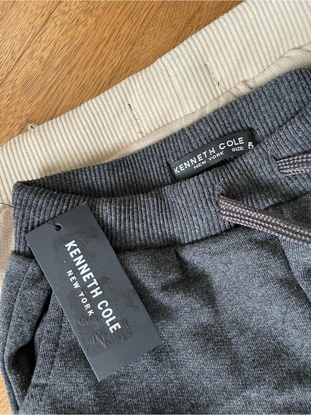 TWO pair NWT Kenneth Cole pants size 5 boys fleece joggers